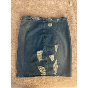 H&M denim skirt